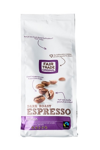 Fair Trade Original Espresso Dark Roast koffiebonen