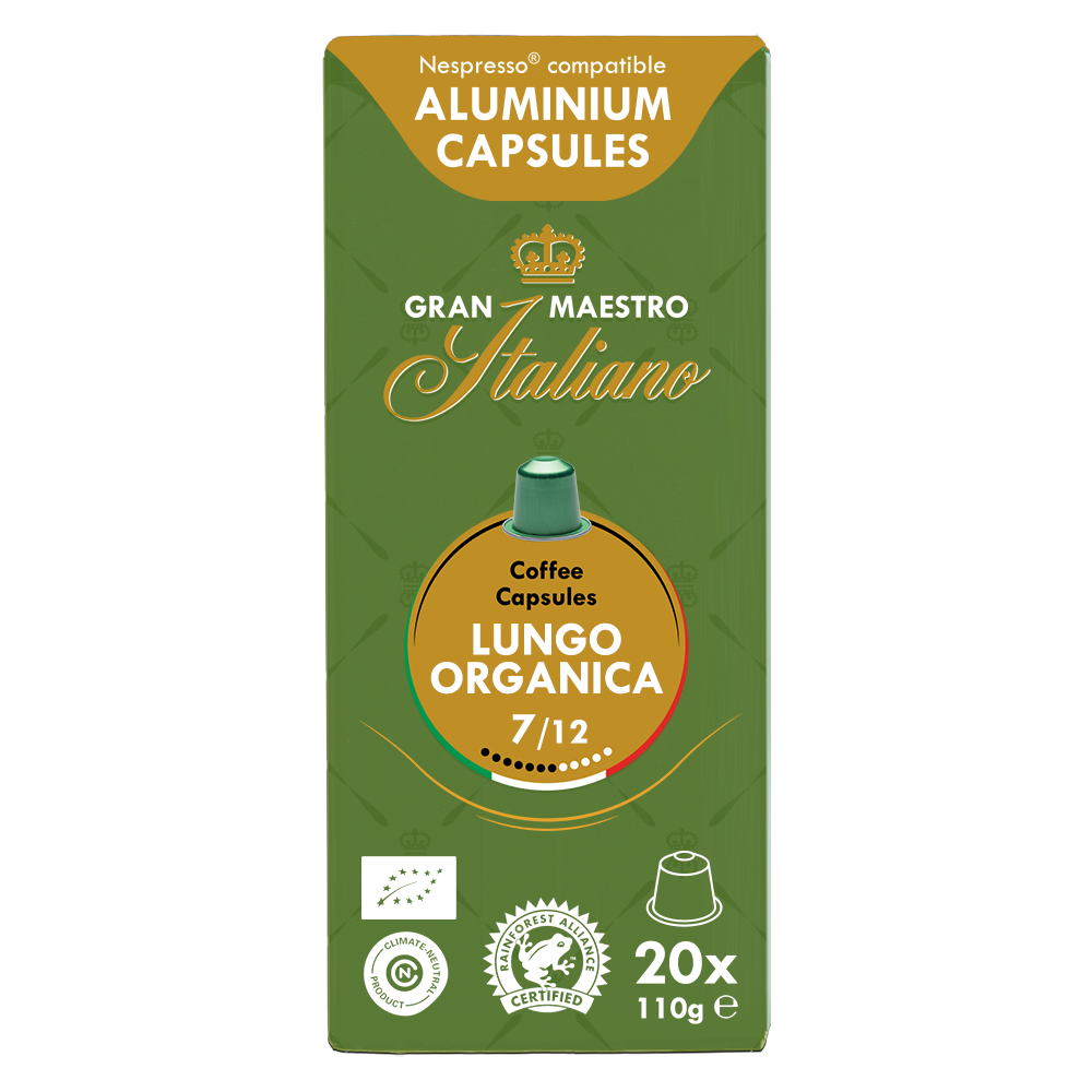 Gran Maestro Italiano - nespresso compatible - Lungo Organica (Organic)
