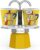 Bialetti Mini Express Lichtenstein met 2 kopjes – 2-kops