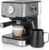 Koffiezetapparaat – Princess 249412 Espressomachines voor gemalen koffie – Met melkopschuimpijpjes voor cappucino en latte macchiato – 2 kopjes – Consumentenbond Beste Koop