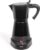 Livoo elektrische moka pot espressomaker (DOD117N) 300 ml zwart zwart