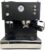 Quickmill 3035 exclusief model matzwart espressomachine met piston en geintegreerde koffiemolen en Koepoort Koffie baristapakker